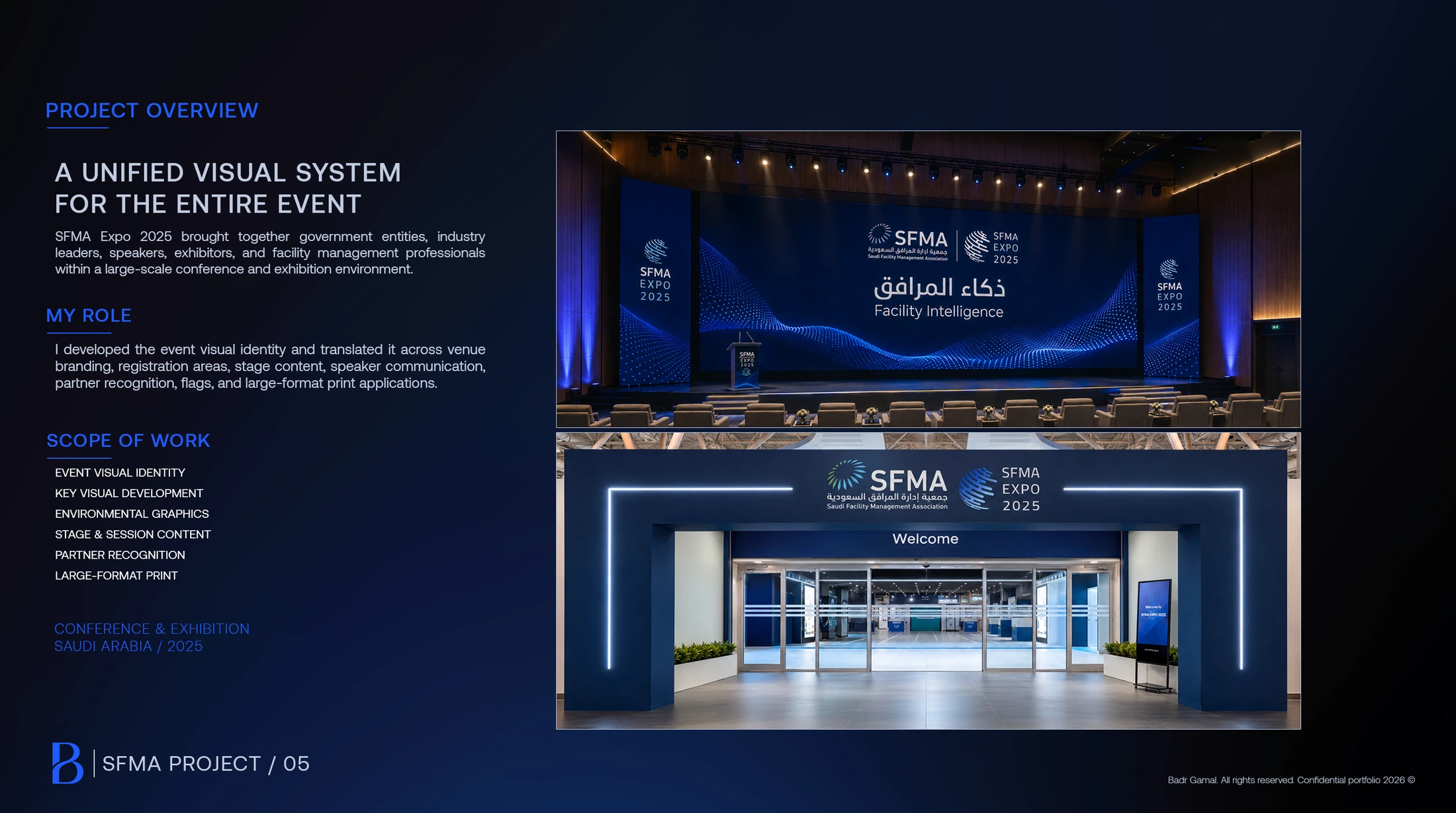 SFMA Expo 2025 — Event identity & exhibition graphics
